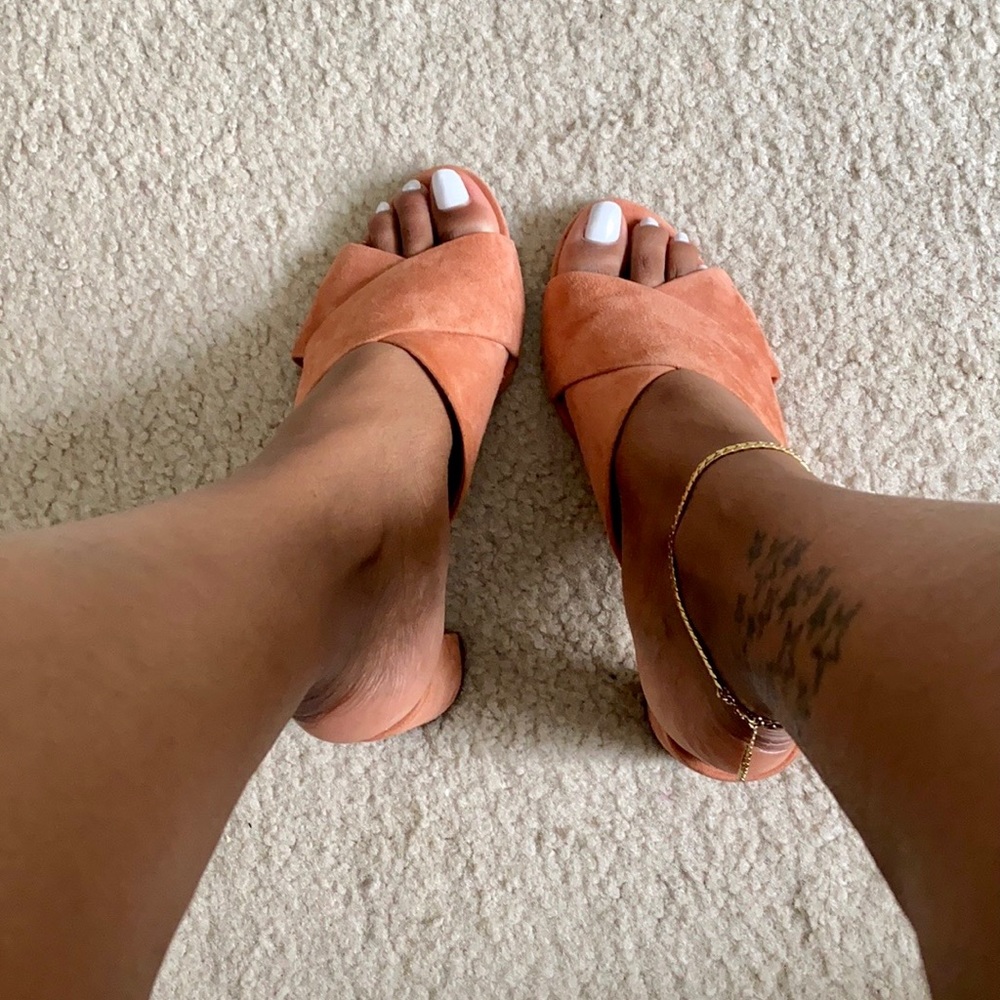 Madewell Crisscross Mid-heel Mules